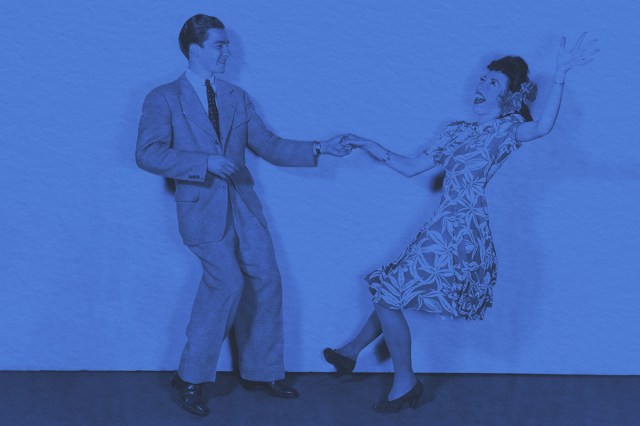 1940s couple, dancing