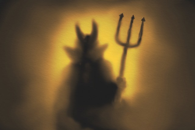 Creepy Devil silhouette