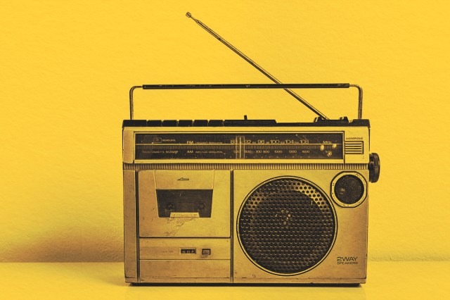 Retro old radio