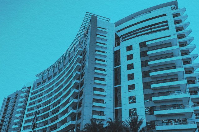 View of luxury hotel in Dubai