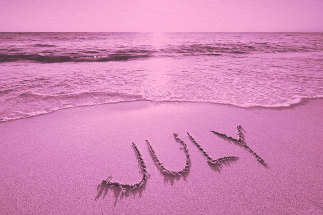 July written in the sand